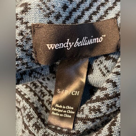 Wendy Bellissimo Open Long Sleeve Cardigan Sweater Size S - Picture 5 of 5